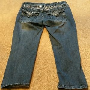 Miss Me Cuffed Capri Jeans